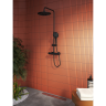 Душевая колонна VITRA AQUAHEAT BLISS 240 2F матовый черный A4720536